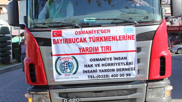 Osmaniye İHH’dan Bayırbucak Türkmenlerine un yardımı