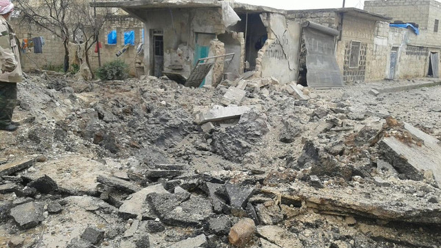 Rus uçakları Azez'i bombaladı: 8 ölü, 11 yaralı