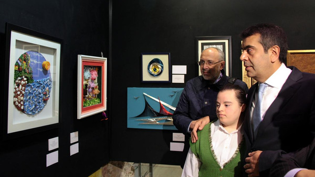 "Sanata engel yok" sergisi