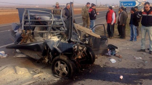 Şanlıurfa'da trafik kazası: 1 ölü, 1 yaralı