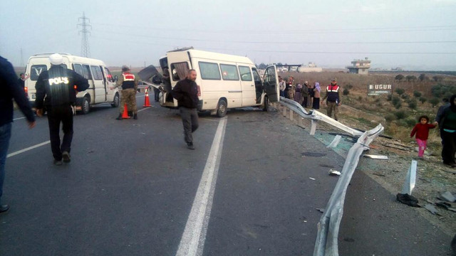 Şanlıurfa'da trafik kazası: 1 ölü, 7 yaralı