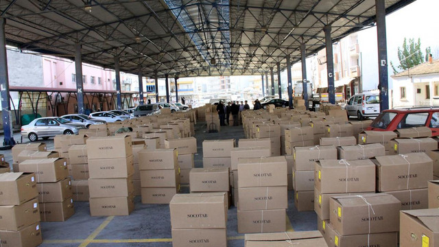 Saruhanlı'da tütün alımına başlandı