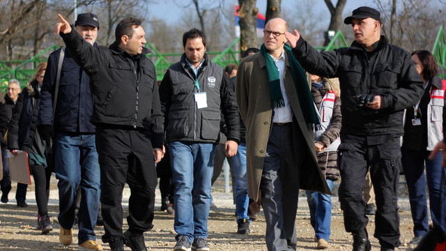 Sırbistan'da "kışa uygun" sığınmacı merkezi açıldı
