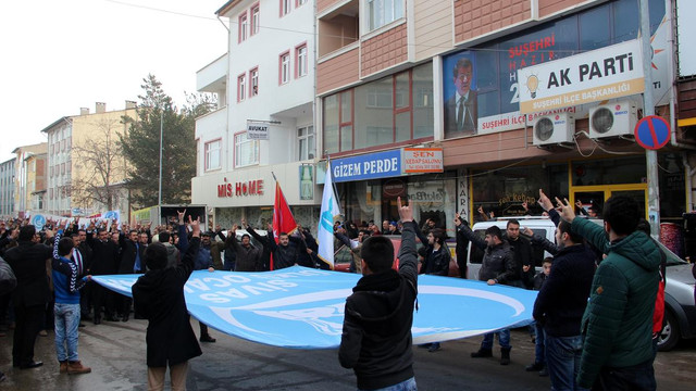 Sivas'ta tayin eylemi