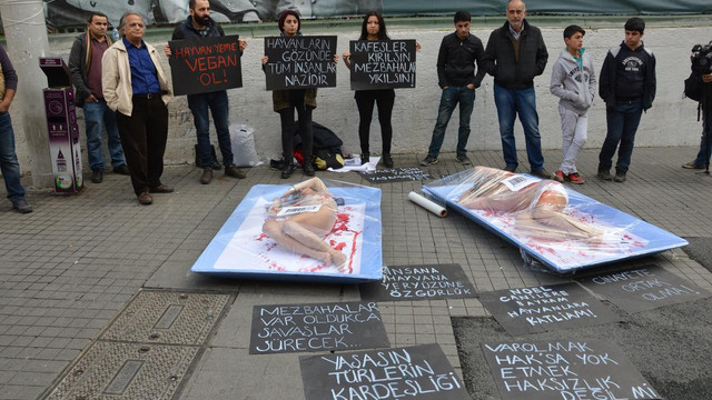 Taksim'de "yılbaşı" protestosu