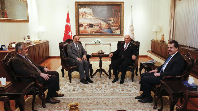 TBMM Başkanı Kahraman, Görmez'i ziyaret etti