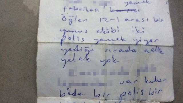 Teröristlerin üzerinden "keşif notları" çıktı