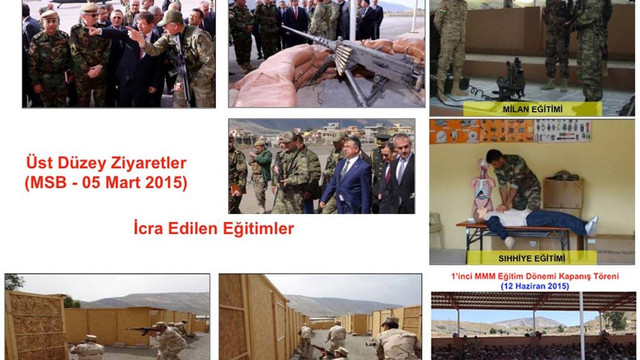 TSK Peşmerge güçlerine eğitim vermeye devam ediyor