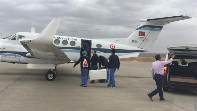 TSK uçağıyla organ nakli