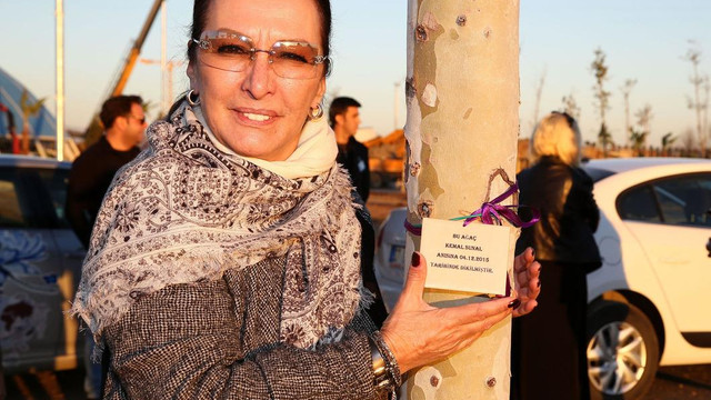 Ünlüler ormanına Kemal Sunal adına ağaç dikildi
