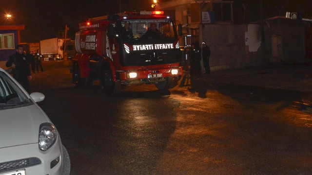 Üsküdar'da tır yangını