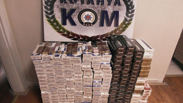 Yıkım kararı alınan yurtta kaçak sigara bulundu