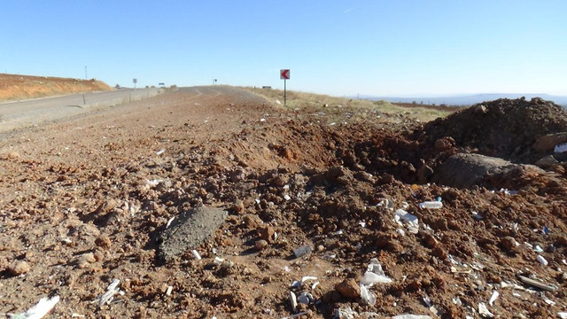 Yol kenarına yerleştirilen patlayıcı imha edildi