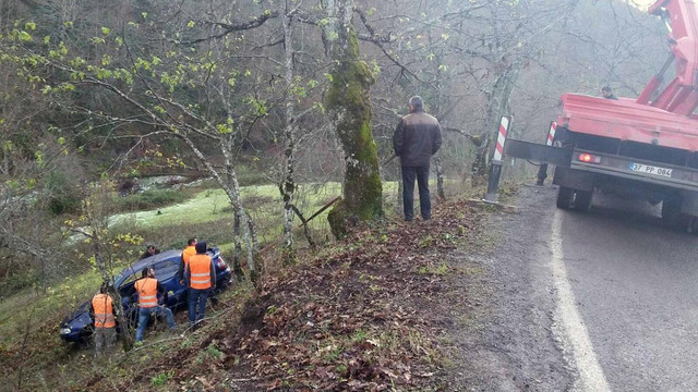 Zonguldak'ta trafik kazası: 2 yaralı
