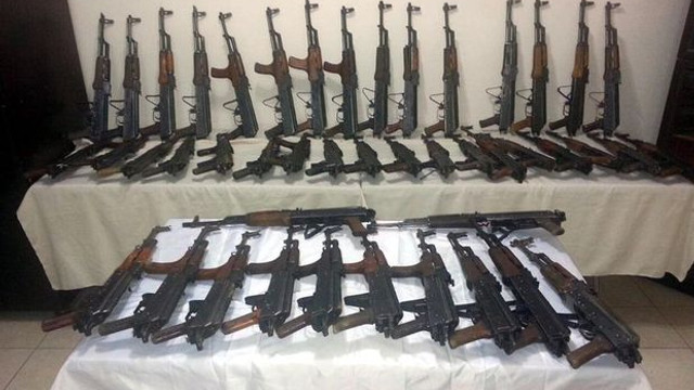 Teröristlere gönderilen mühimmatlar ele geçirildi