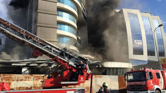 Maltepede otel yangını!