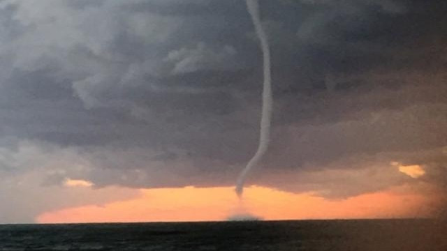 İskenderun Körfezinde hortum yaşandı