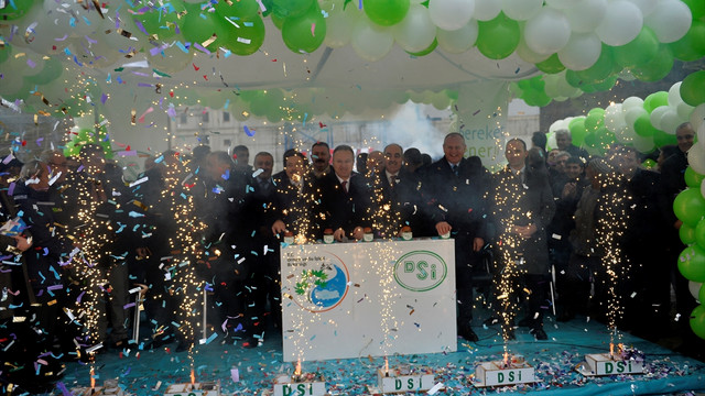 99 Baraj ve Hidroelektrik Santrali'nin Toplu Acilis Toreni