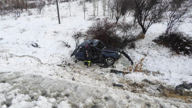 Afyonkarahisar'da trafik kazası: 1 ölü, 3 yaralı