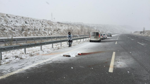 Ankara'da çevre yolunda ceset bulundu