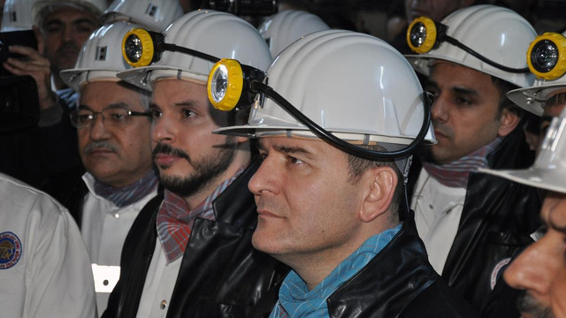Albayrak ve Soylu, yeni yıla maden ocağında girdi