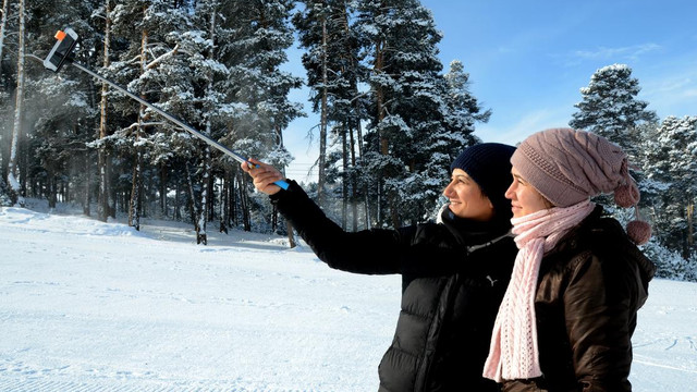 Cıbıltepe’de kayak keyfi