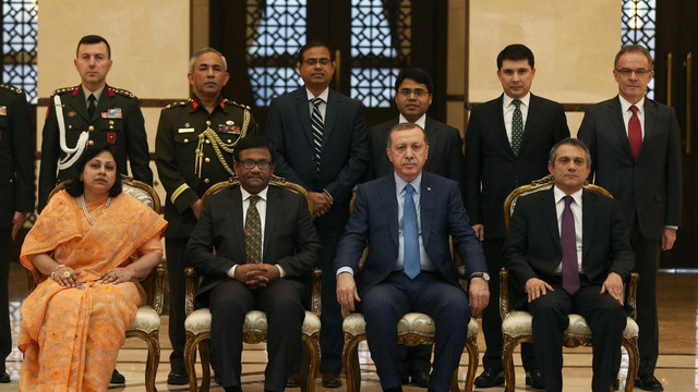 Cumhurbaşkanı Erdoğan Bangladeş Büyükelçisini kabul etti