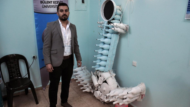 Denizden çıkarılan atıklar tasarlanarak sergilendi