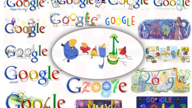 Googledan yeni yıl kutlaması! Yeni yıl doodleı!