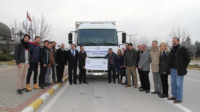 DPÜ'den Bayırbucak Türkmenlerine yardım