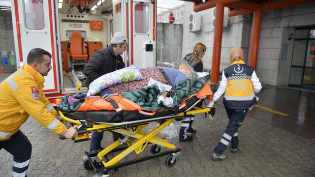 Düzce'de 300 kilogramlık kadına özel ambulans