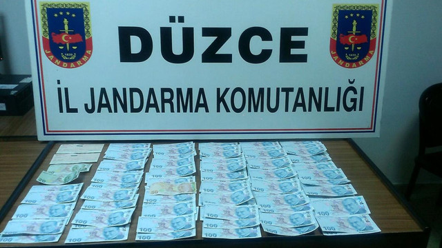 Düzce'de sahte para operasyonu