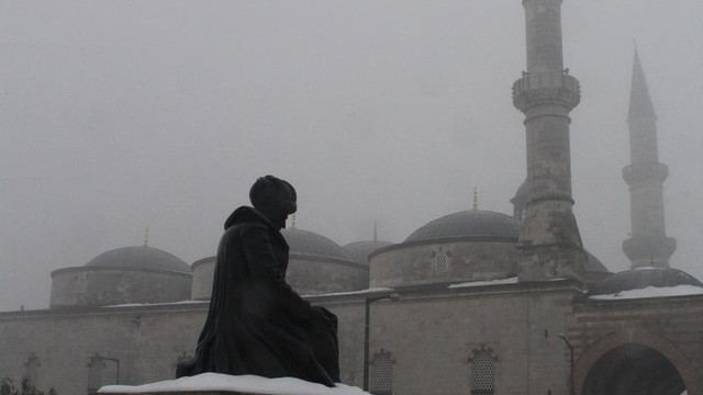 Edirne'de yoğun sis