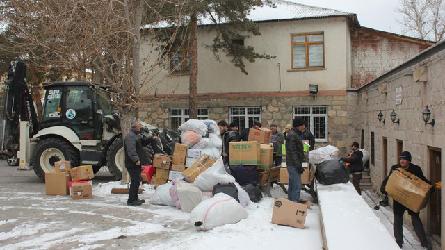 Erzurum'dan Bayırbucak Türkmenleri'ne yardım