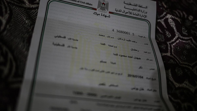 Gazzeli bebeğe "Recep Tayyip Erdoğan" ismi