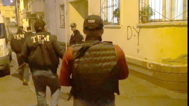 İzmir'de terör operasyonu