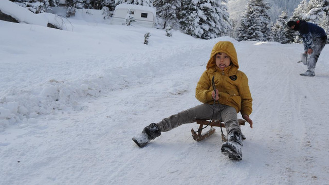 Kafkasör kışın bir başka güzel