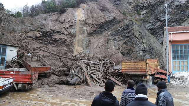 Kastamonu'ndaki heyelan