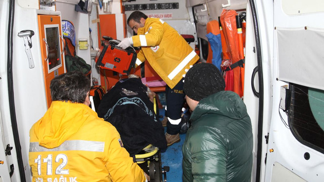 Kayseri'de yolcu otobüsünün devrilmesi