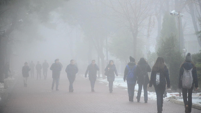 Kırklareli'nde yoğun sis