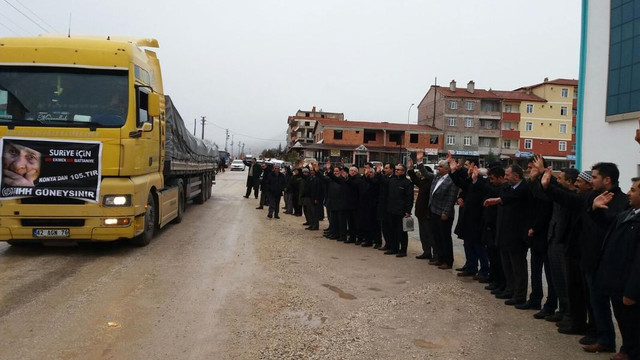 Konya'dan Bayırbucak Türkmenlerine yardım