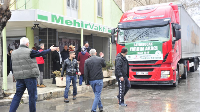 Konya'dan Bayırbucak Türkmenlerine yardım