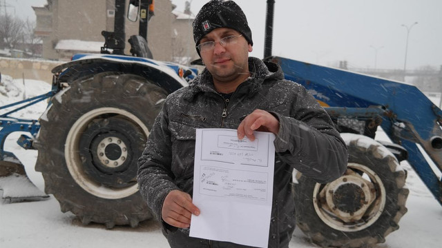 Kütahya'daki traktöre HGS ihlali cezası