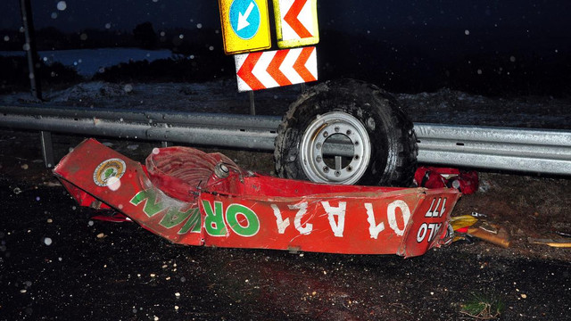 Osmaniye'de arazöz devrildi: 5 yaralı