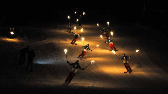 Palandöken'de yeni yıl coşkusu