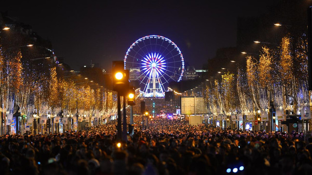 Fransa'da yeni yıl kutlamaları