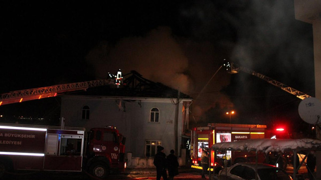 Sakarya'da cami yangını