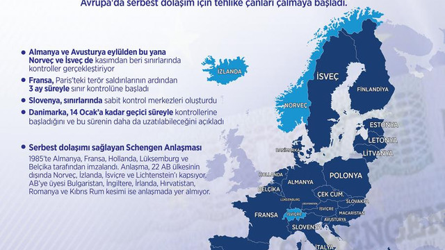 GRAFİKLİ Schengen için tehlike çanları çalıyor