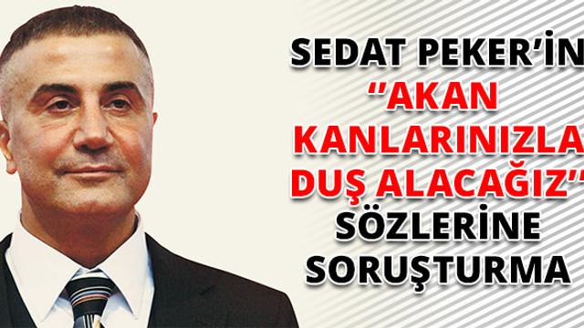 Sedat Pekere akademisyen tehditi soruşturması