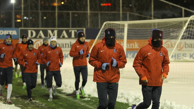 Trabzonspor, ikinci yarı hazırlıklarına başladı